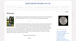 Desktop Screenshot of historyhunters.co.uk