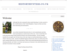 Tablet Screenshot of historyhunters.co.uk